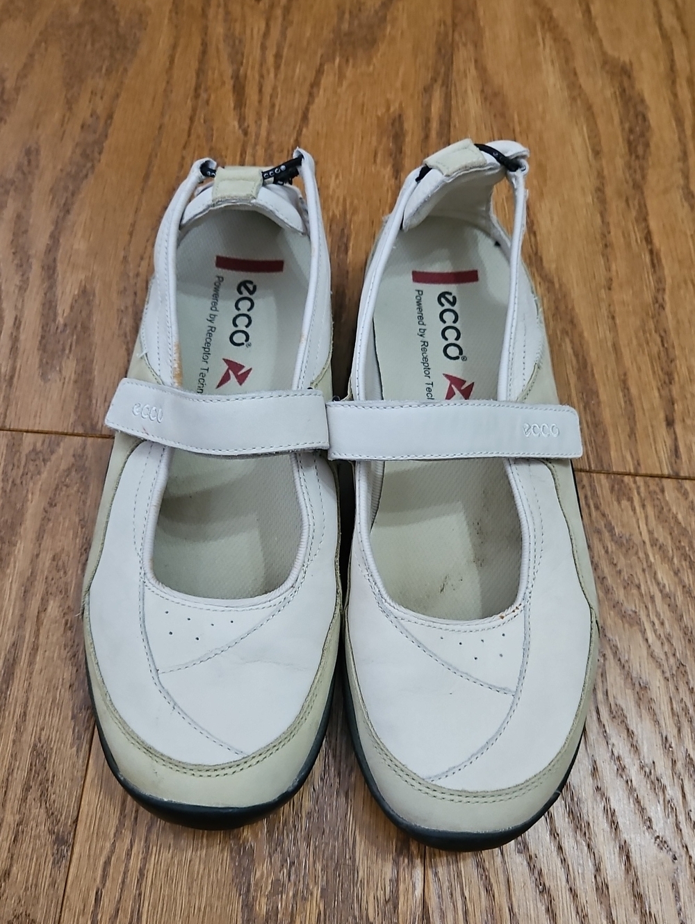 Vintage ECCO Receptor Leather Mary Jane Walking Shoes – Size EU 40 (US 9 - 9.5 )